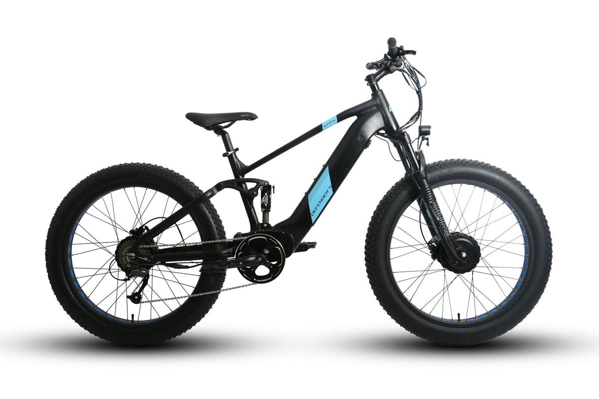 EUNORAU Defender S AWD - Dual Suspension Electric Fat Tire Bike – Speed settings