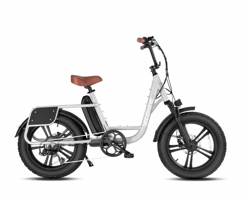 Velowave Prado S step-through e-bike - Built-in rear rack