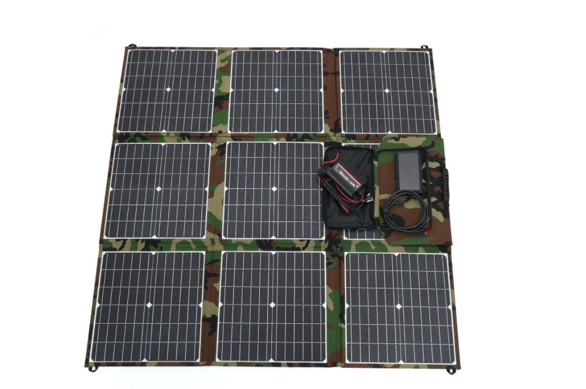 BAKCOU 200W folding solar panel - Power where you hunt