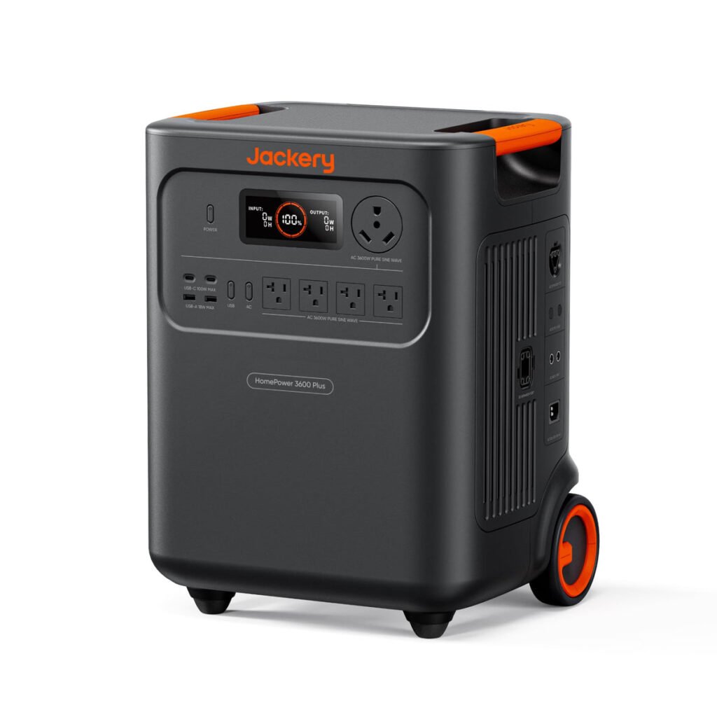 Jackery HomePower 3600 Plus Power Station, 3584Wh, 3600W AC Output