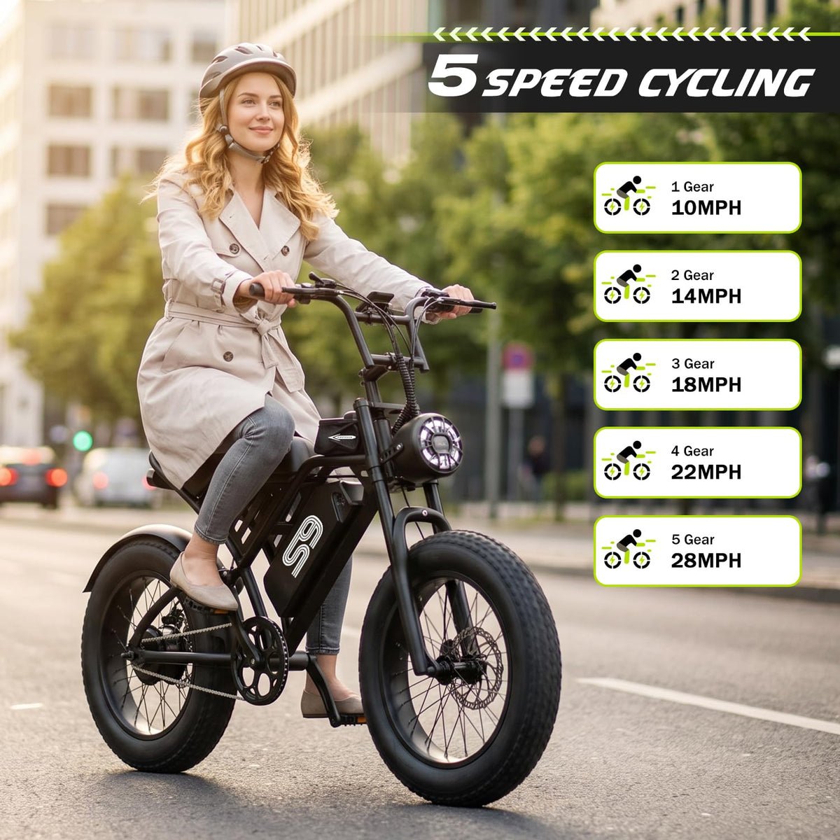 ASKGO S9-2 2500W Electric Bike - Image 7