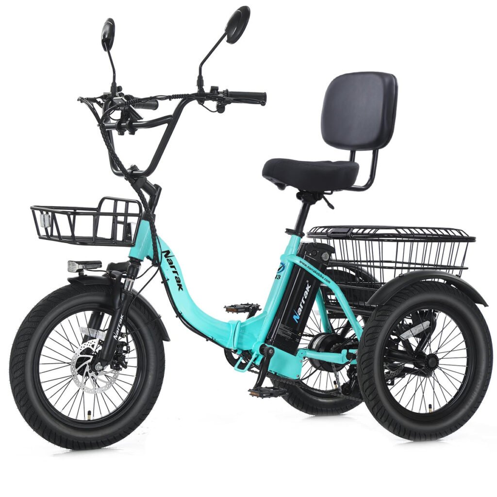 NARRAK N6 1100W Folding Electric Trike