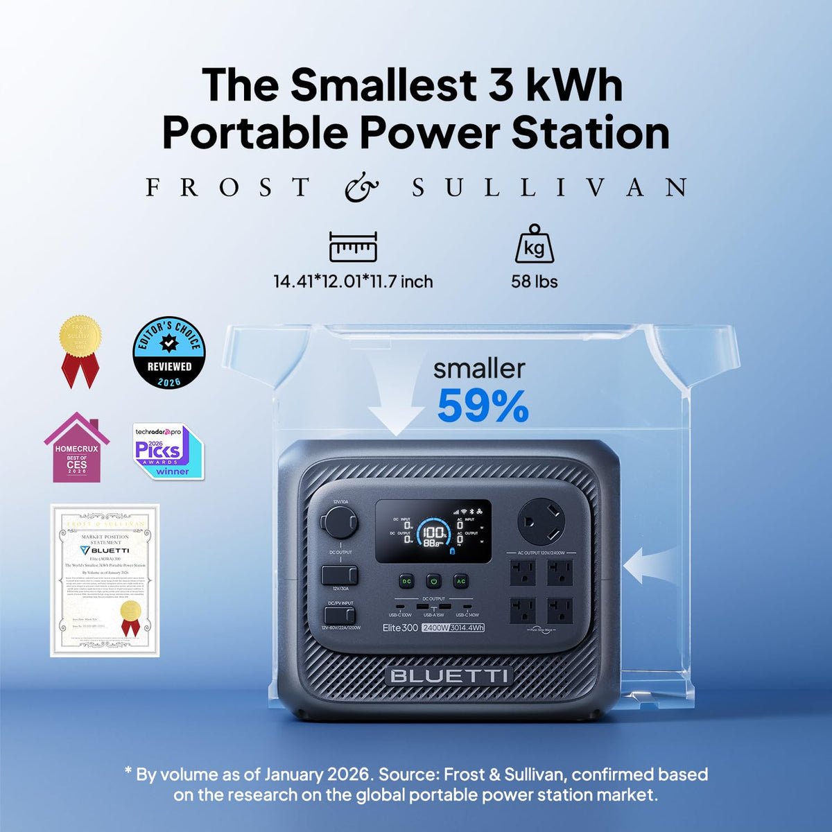 BLUETTI Elite 300 portable power station