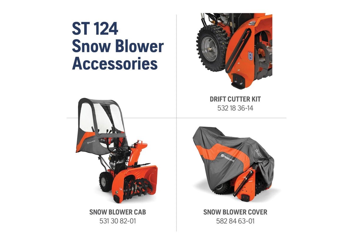 Husqvarna ST124 212cc 24" 2 Stage Snow Blower 970710001 - Image 8