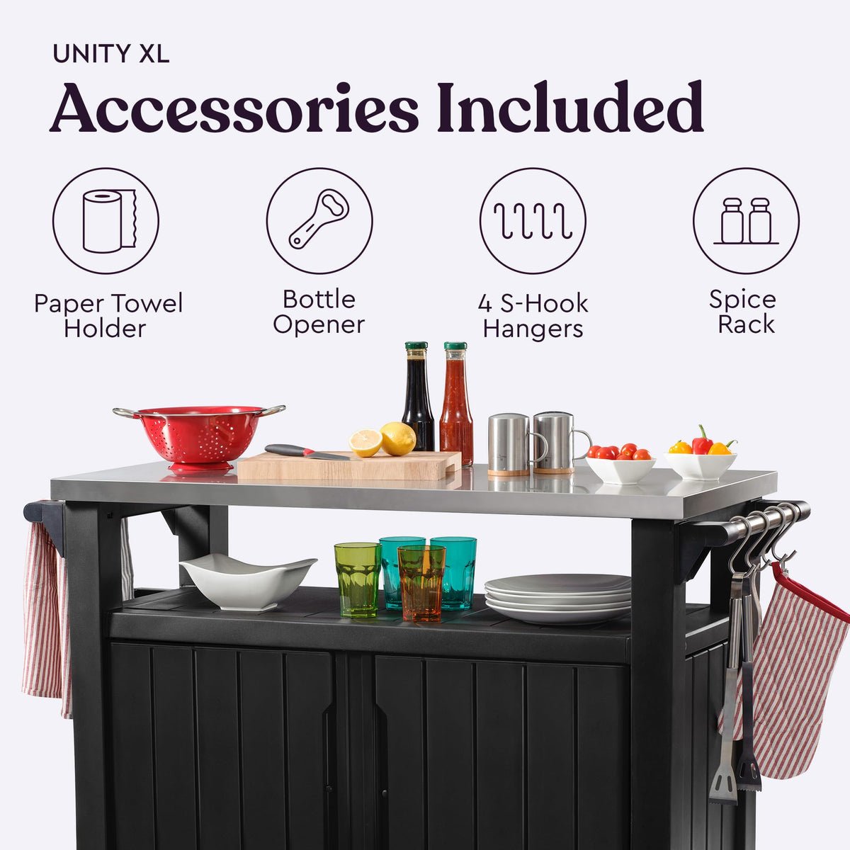 Keter Unity XL storage cabinet