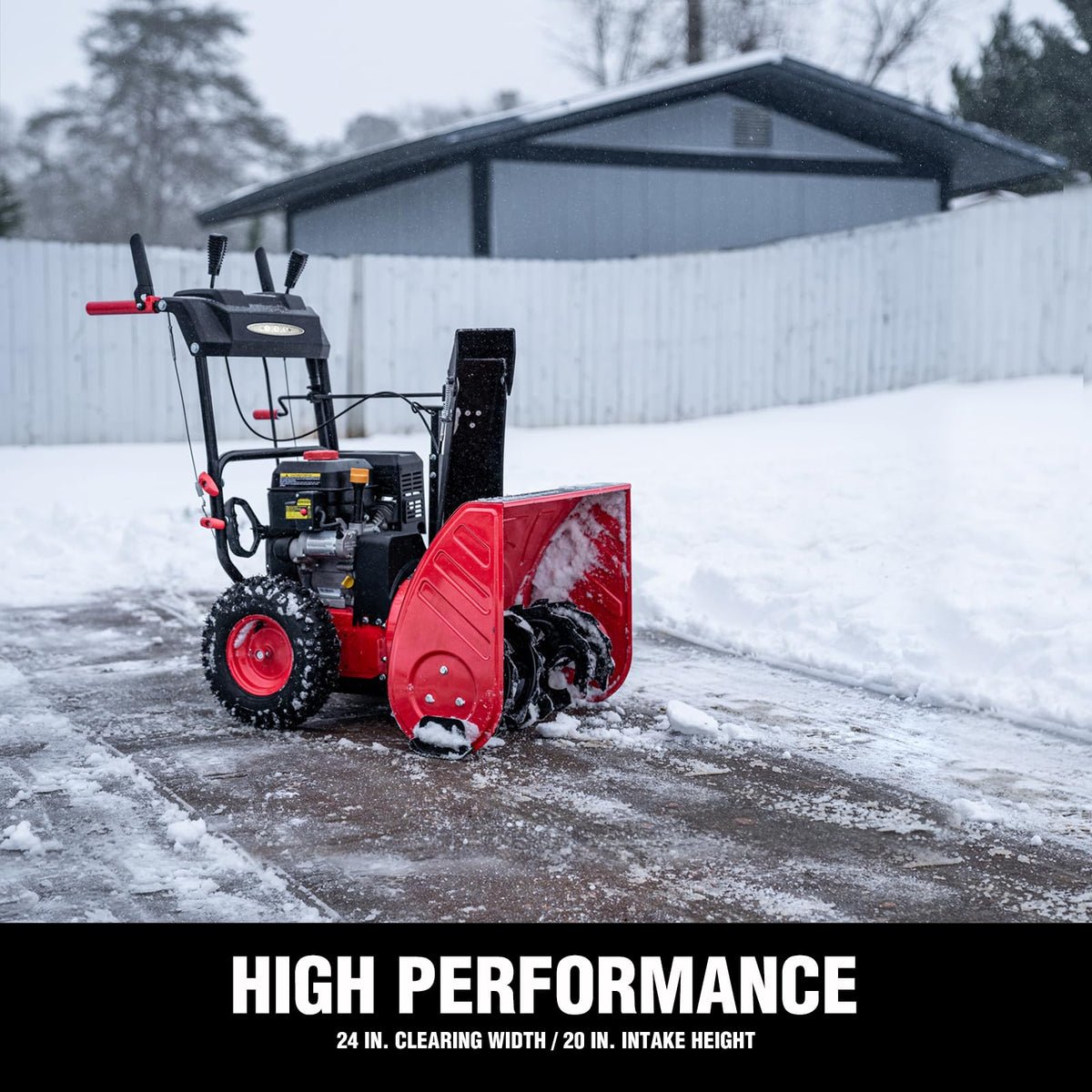 PowerSmart 24 in. 212cc Electric Start 2-Stage Gas Snow Blower - Image 6