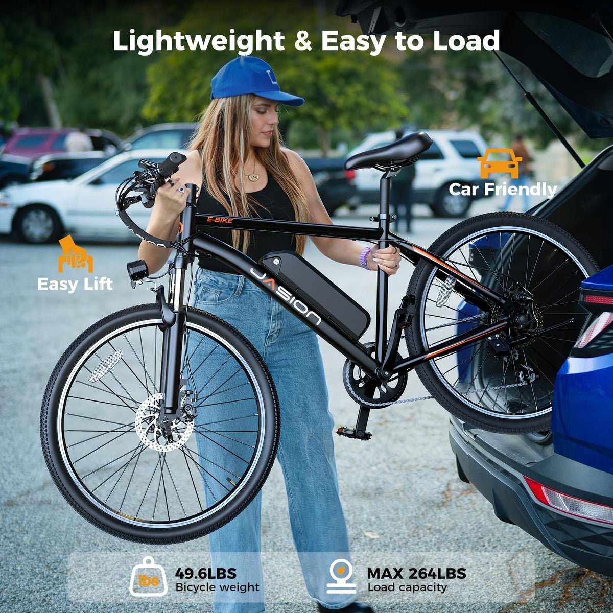 Jasion EB5 1000W Electric Bike - Image 6