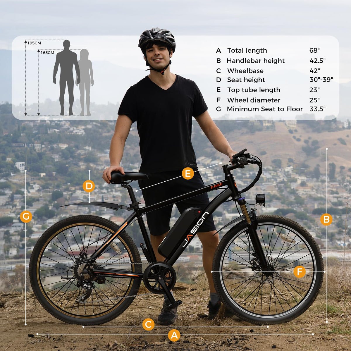 Jasion EB5 1000W Electric Bike - Image 7