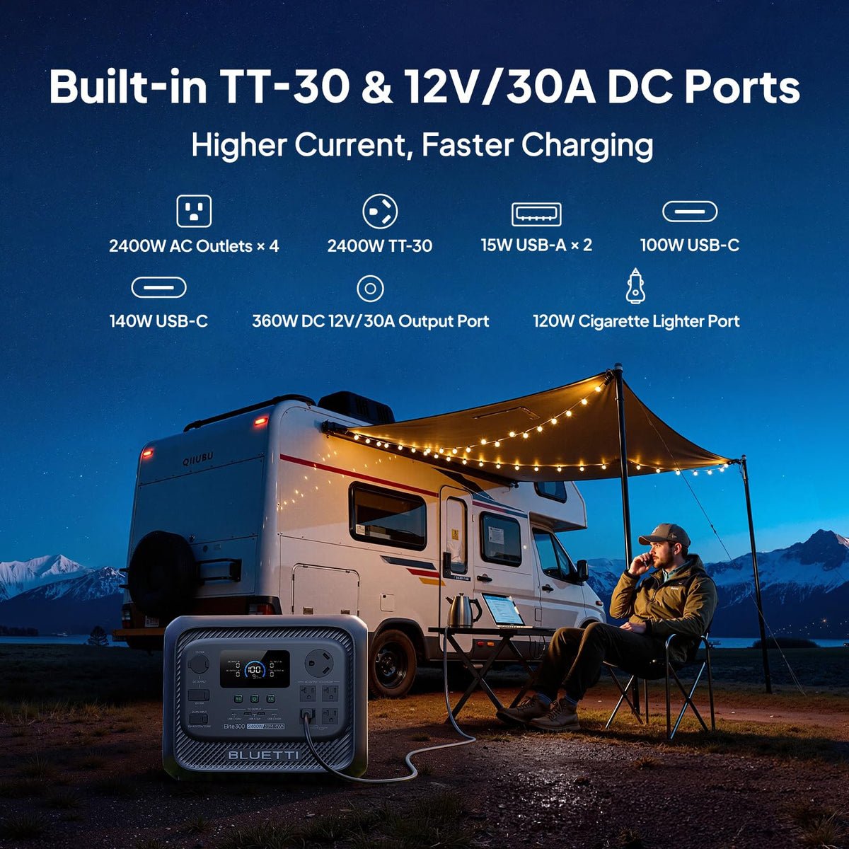 BLUETTI Elite 300 home backup