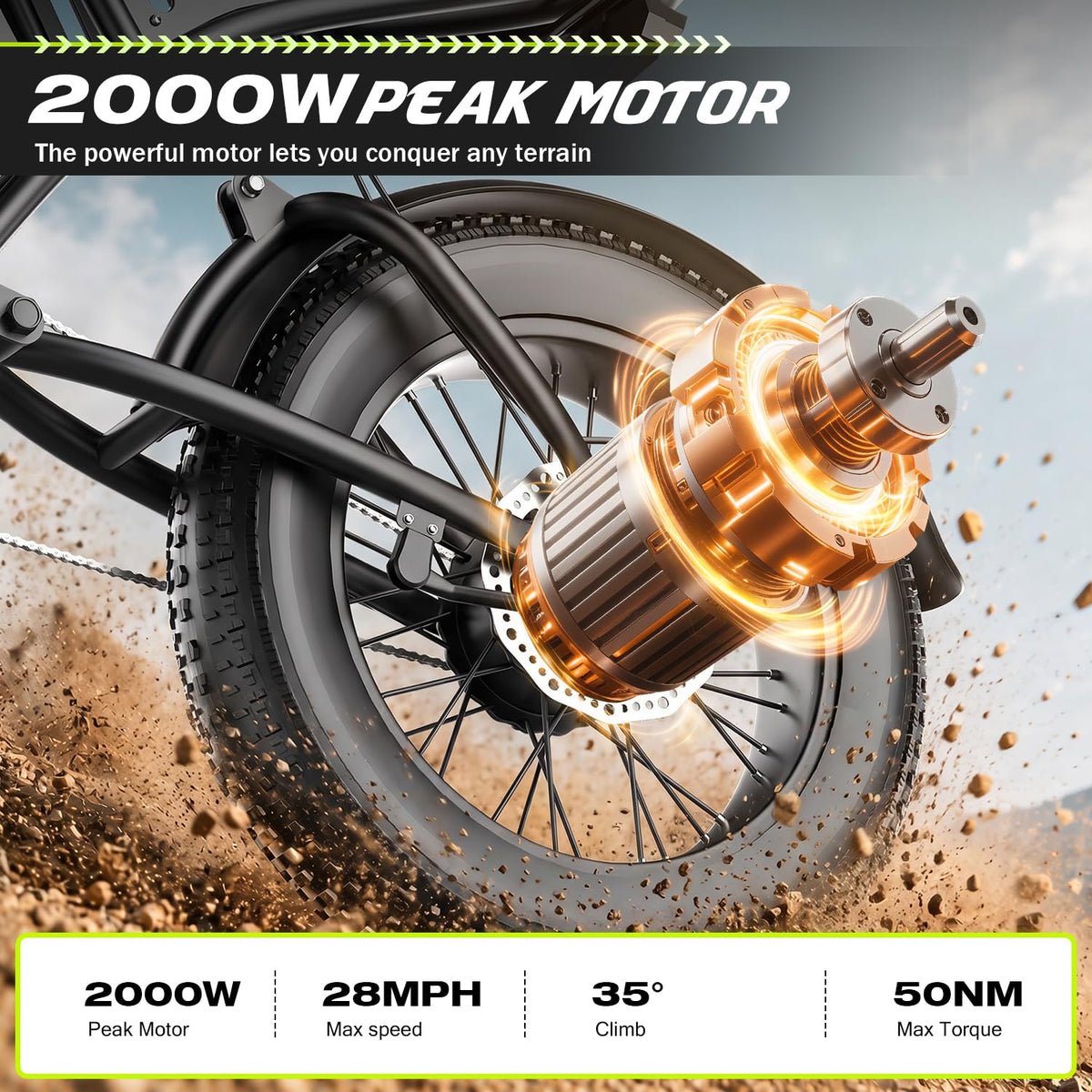 ASKGO S9-2 2500W Electric Bike - power and speed