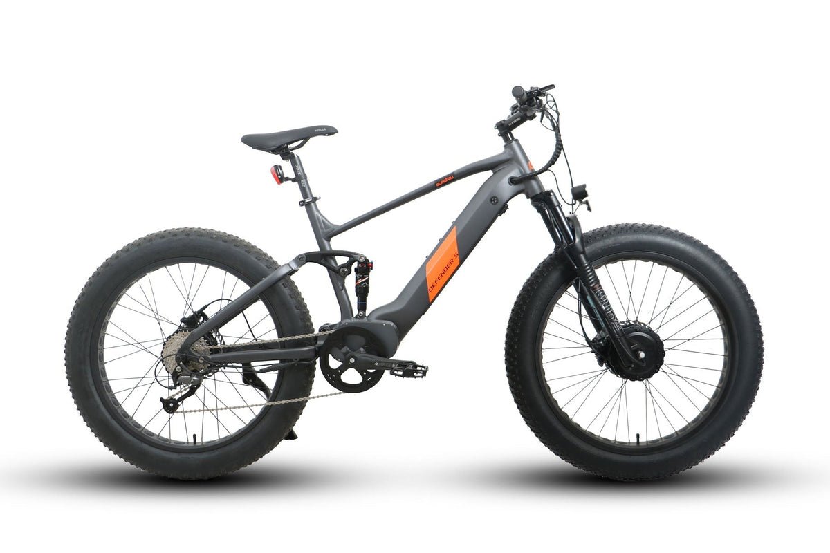 EUNORAU Defender S AWD - Dual Suspension Electric Fat Tire Bike – Plush full suspension
