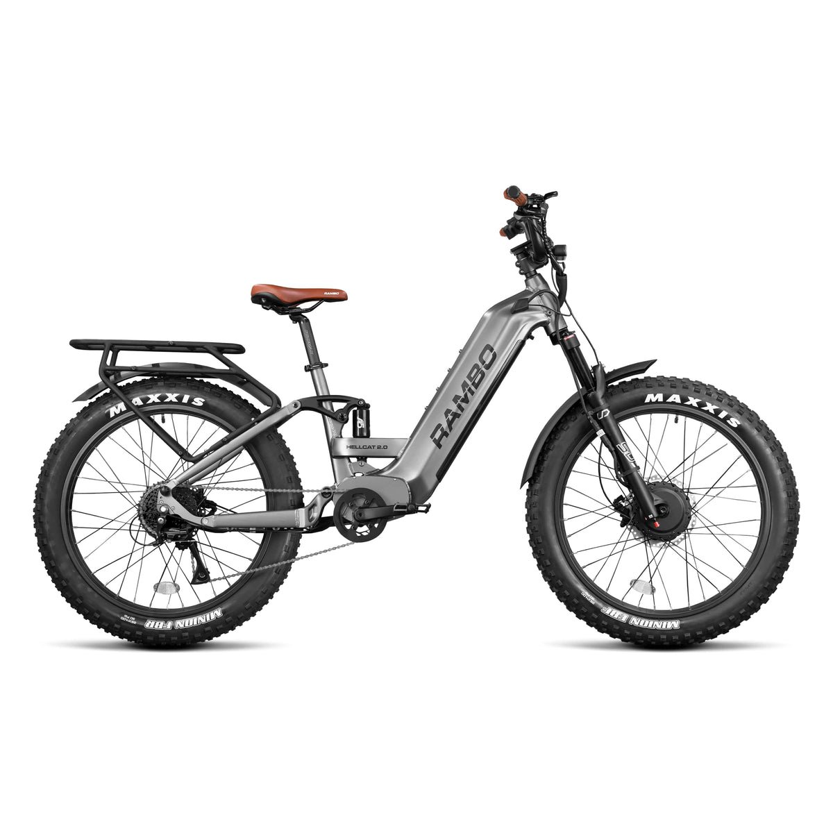 Rambo Hellcat 2.0 FS All-Wheel Drive Electric Hunting Bike - Image 5