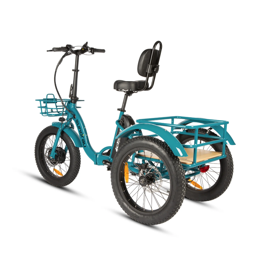 EUNORAU New-Trike 2.0 Folding Electric Trike - Image 6
