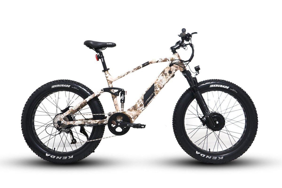 EUNORAU Defender S AWD - Dual Suspension Electric Fat Tire Bike - Image 7